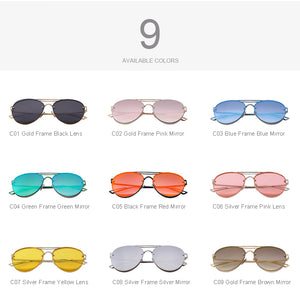 Twin Beam Rimless Sunglasses (9 color) S8096