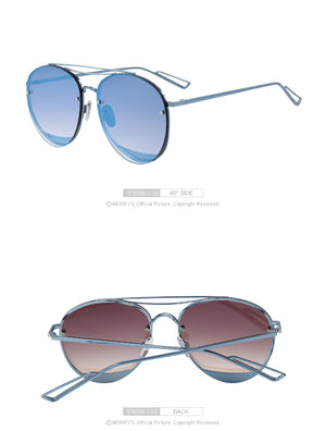 Twin Beam Rimless Sunglasses (9 color) S8096