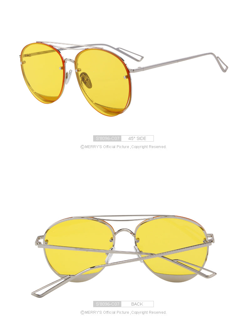 Twin Beam Rimless Sunglasses (9 color) S8096