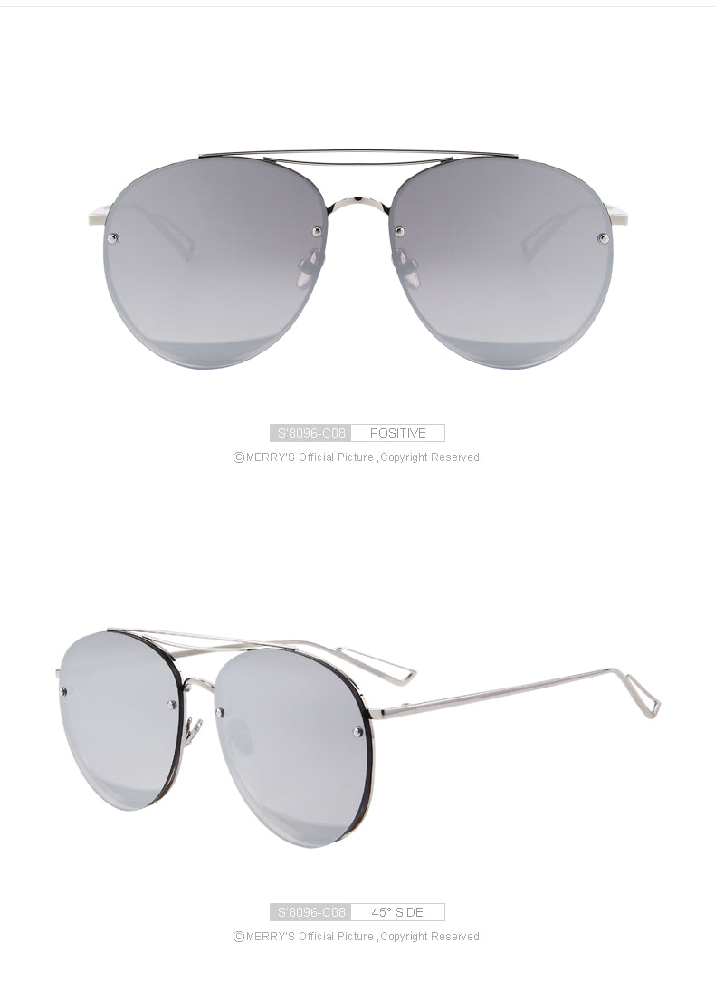 Twin Beam Rimless Sunglasses (9 color) S8096