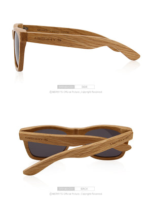 Retro Polarized Wooden Sunglasses (5 color) S5140