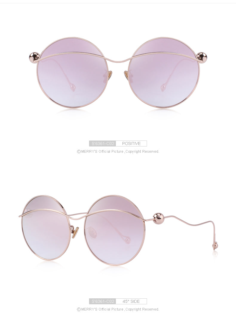 Butterfly Gradient Sunglasses Round Frame (9 color) S6361