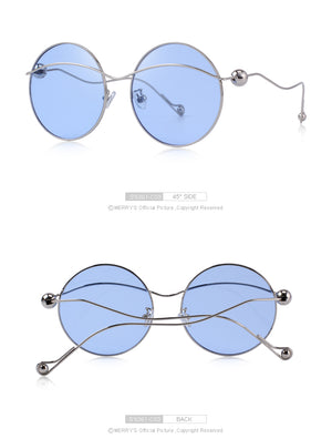 Butterfly Gradient Sunglasses Round Frame (9 color) S6361