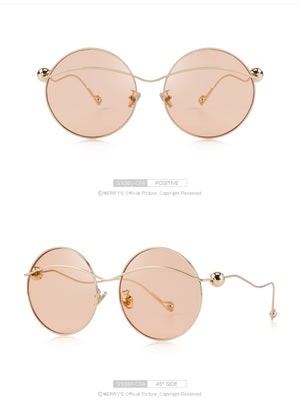 Butterfly Gradient Sunglasses Round Frame (9 color) S6361