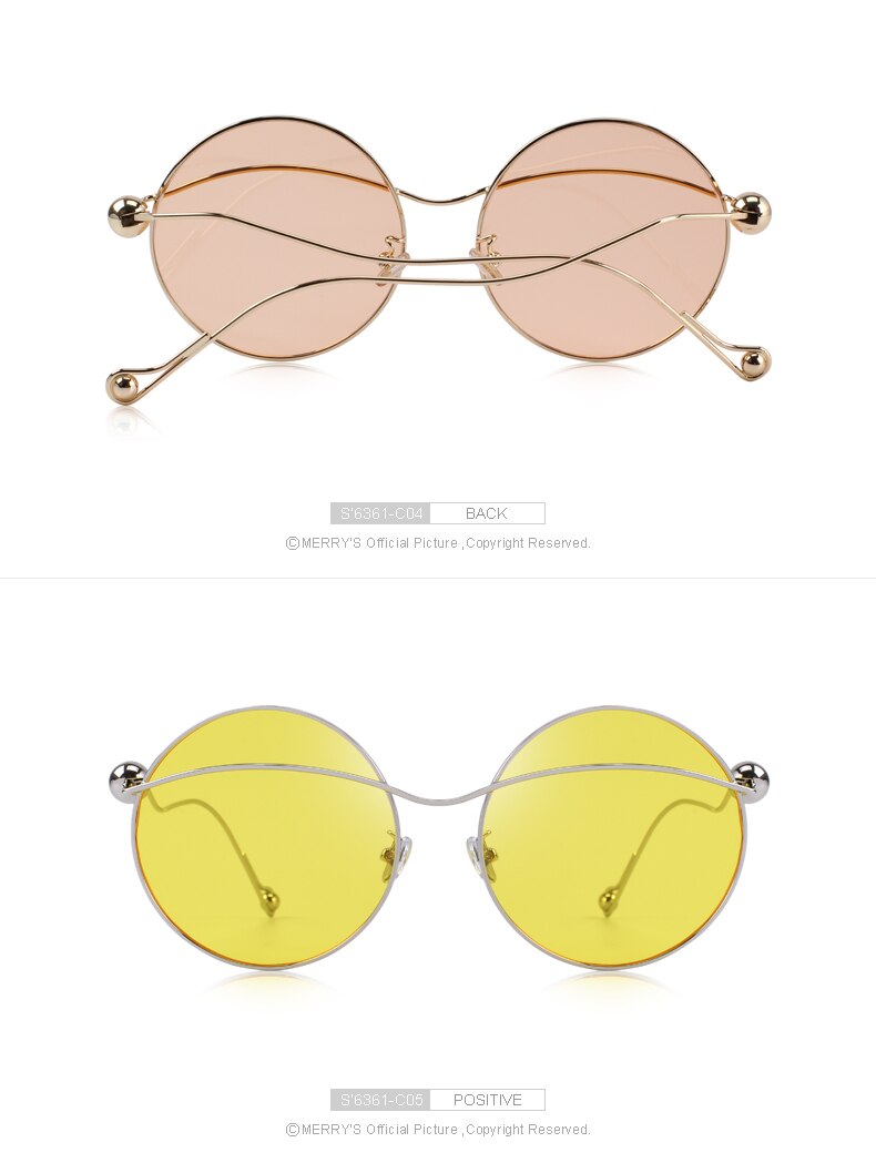 Butterfly Gradient Sunglasses Round Frame (9 color) S6361