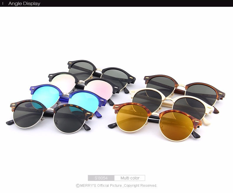 Unisex Polarized Sunglasses Half Frame(7 color) S8054