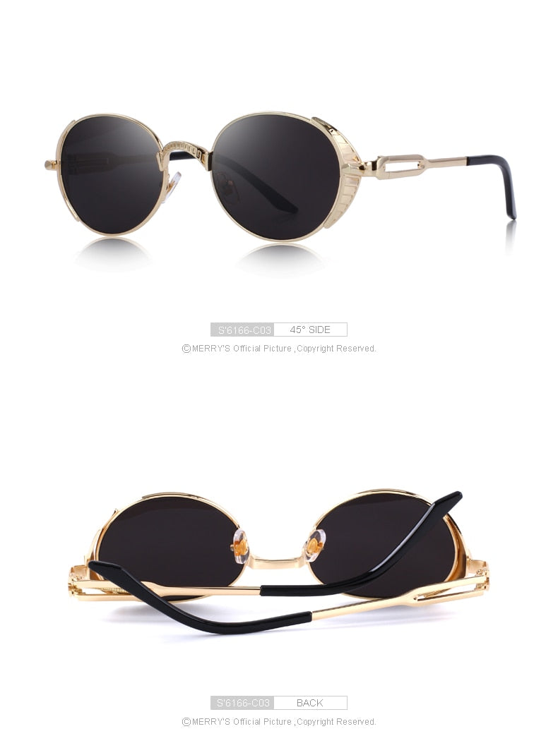 Steampunk Vintage Sunglasses (9 color) S'6166