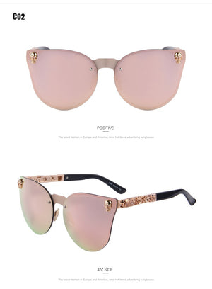 Gothic Skull Frame Metal Temple Sunglasses (6 color) MSP584