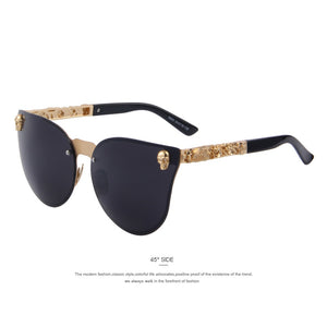 Gothic Skull Frame Metal Temple Sunglasses (6 color) MSP584