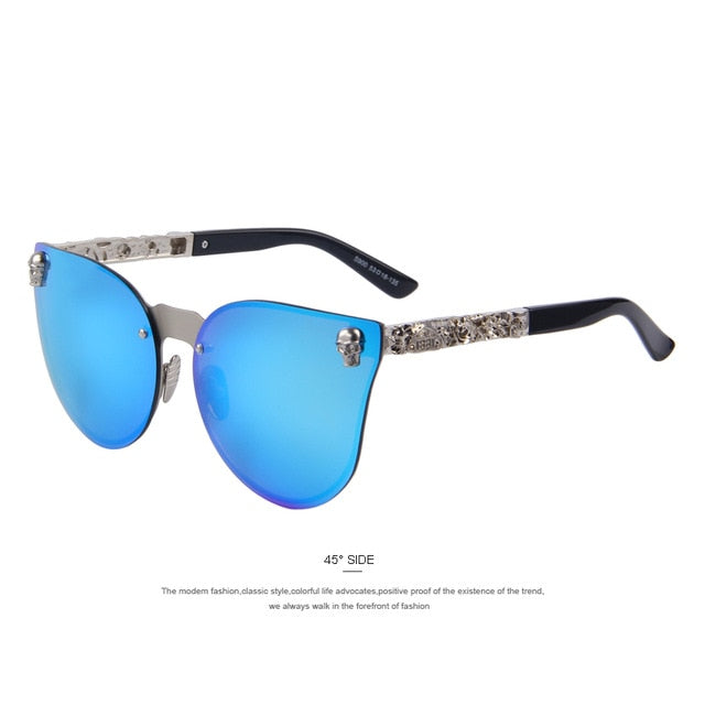 Gothic Skull Frame Metal Temple Sunglasses (6 color) MSP584