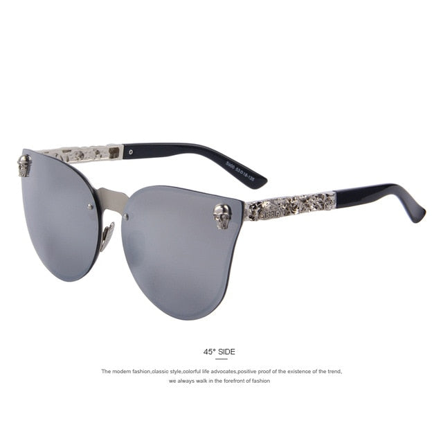 Gothic Skull Frame Metal Temple Sunglasses (6 color) MSP584