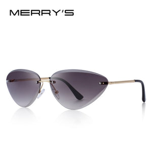 Rimless Cat Eye Sunglasses Gradient Lens (7 color) S6158