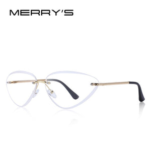 Rimless Cat Eye Sunglasses Gradient Lens (7 color) S6158