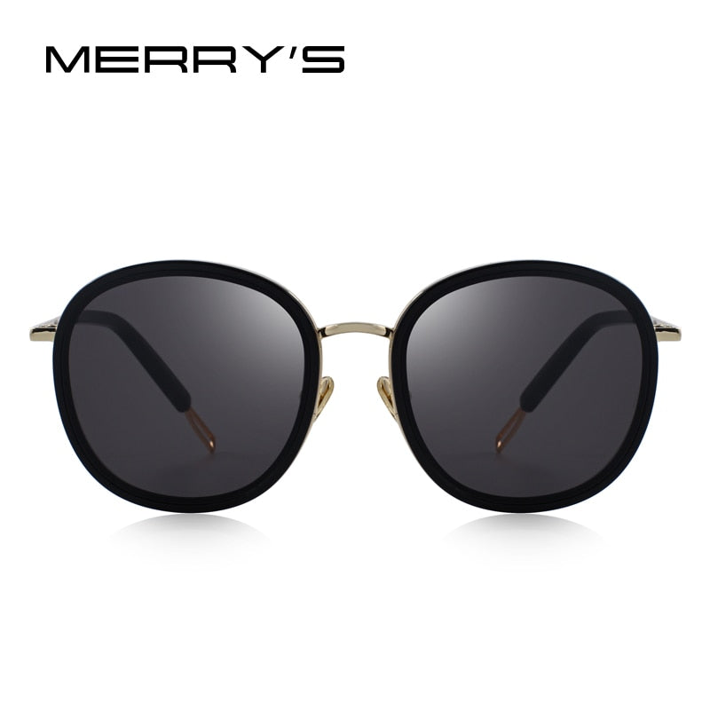 Oval Frame Sunglasses Metal Temple (6 color) S6369