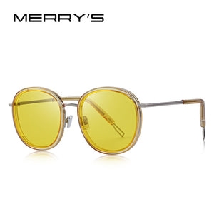 Oval Frame Sunglasses Metal Temple (6 color) S6369