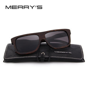 Square Wooden Polarized Sun Glasses (6 color)S5066