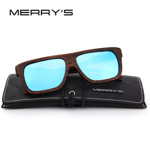 Square Wooden Polarized Sun Glasses (6 color)S5066