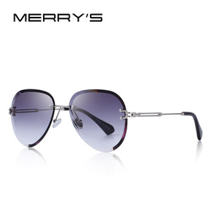 Rimless Pilot Sunglasses Gradient Lens (6 color) S6121