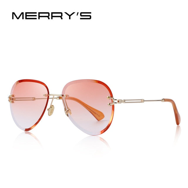 Rimless Pilot Sunglasses Gradient Lens (6 color) S6121