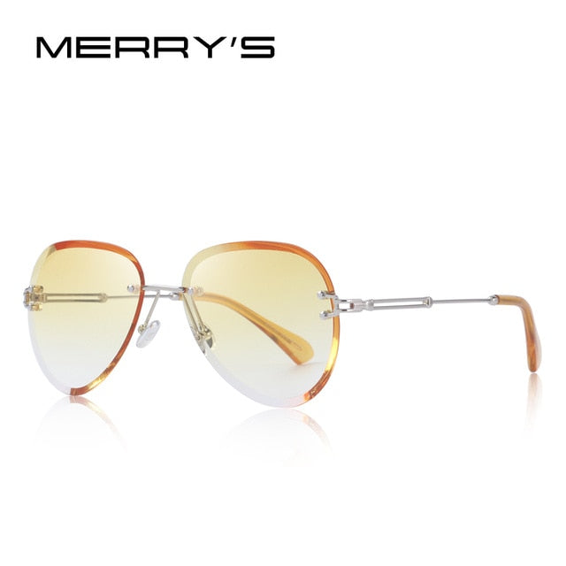 Rimless Pilot Sunglasses Gradient Lens (6 color) S6121