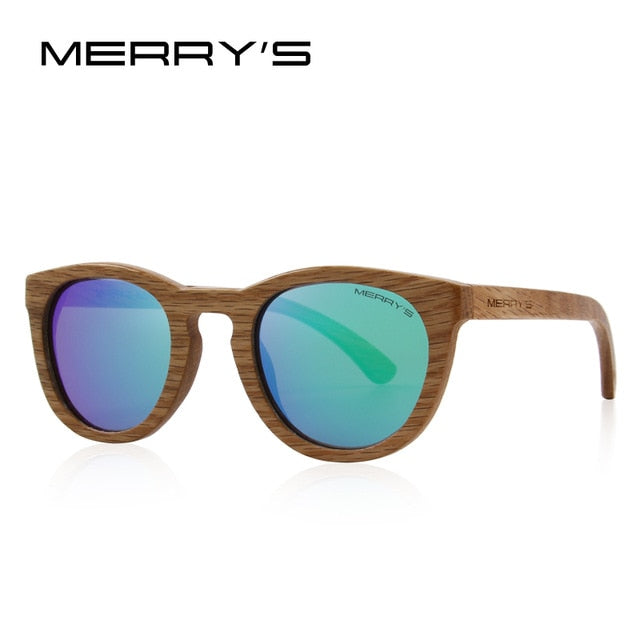 Wooden Retro Polarized Sun Glasses (6 color) S5268