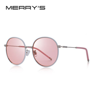 Oval Frame Sun Glasses Metal Temple (6 color) S6366