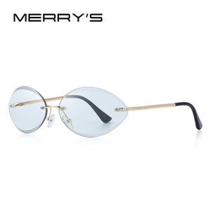 Rimless Oval Sunglasses Gradient Lens (7 color) S6157