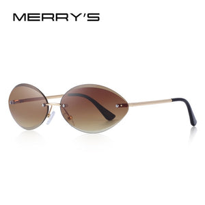 Rimless Oval Sunglasses Gradient Lens (7 color) S6157