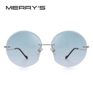 Rimless Round Sunglasses Gradient Lens (7 color) S6116