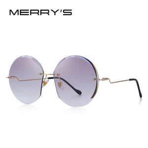 Rimless Round Sunglasses Gradient Lens (7 color) S6116