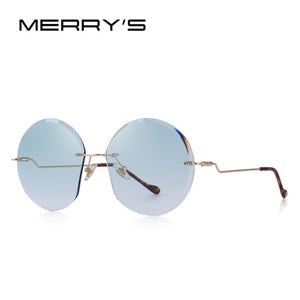 Rimless Round Sunglasses Gradient Lens (7 color) S6116