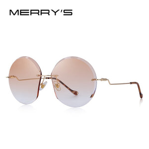 Rimless Round Sunglasses Gradient Lens (7 color) S6116