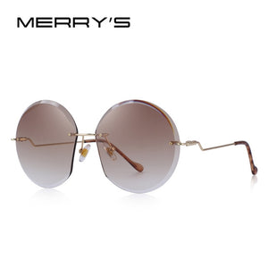 Rimless Round Sunglasses Gradient Lens (7 color) S6116