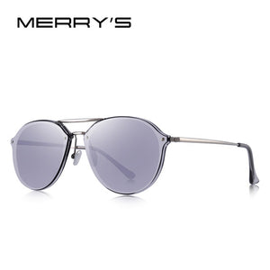 Retro Oval Sunglasses Pink Mirror Lens (7 color) S6414