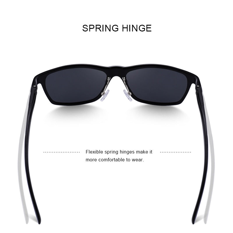 Aluminum Alloy Polarized Sunglasses Spring Hinge (7 color) S8360