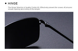 Rectangle Sunglasses Aviation Frame Polarized Sunglasses (3 color) S8283