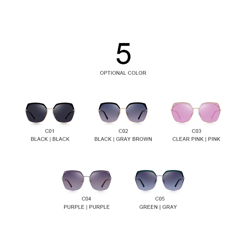 Square Polarized Sunglasses (5 color) S6306