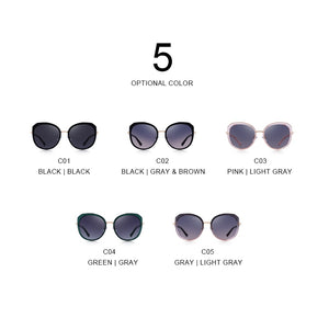 Vintage Retro Cat Eye HD Polarized Sunglasse (5 color) S6288