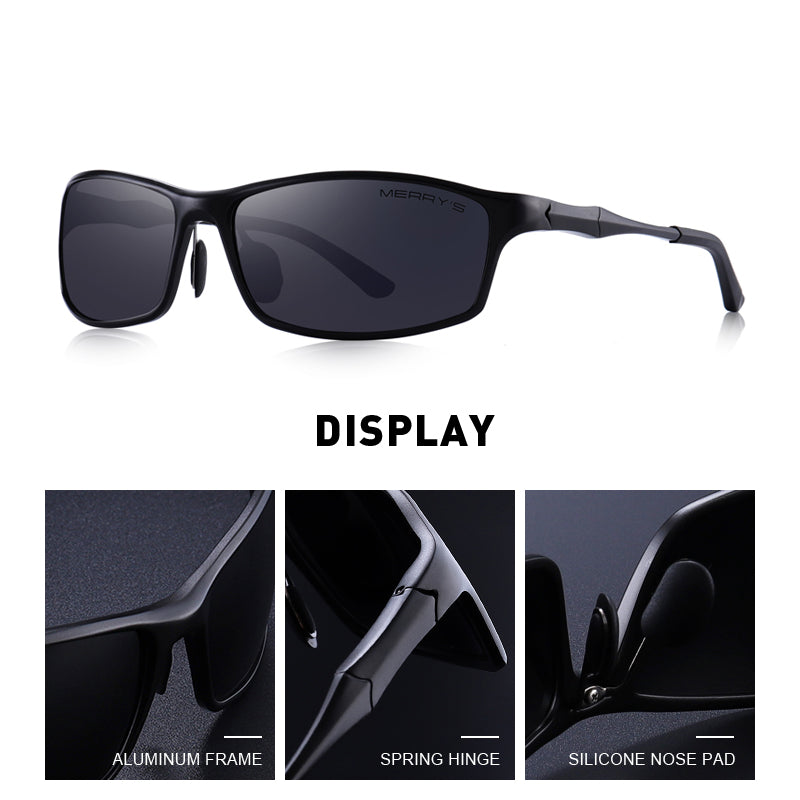 Outdoor Sports Classic Aluminum Alloy Polarized Sunglasses (5 color) S8266