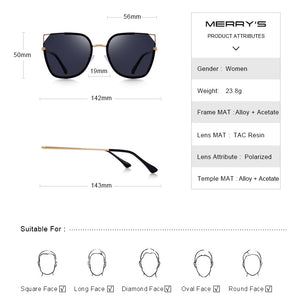 Cat Eye Polarized Sunglasses (5 color) S6262