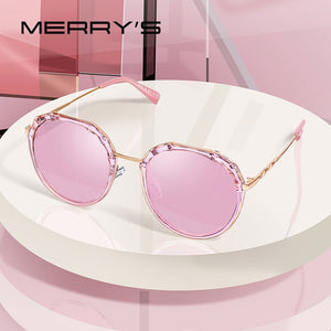 Oval Polarized Sunglasses Trending Pink (6 color) S6330