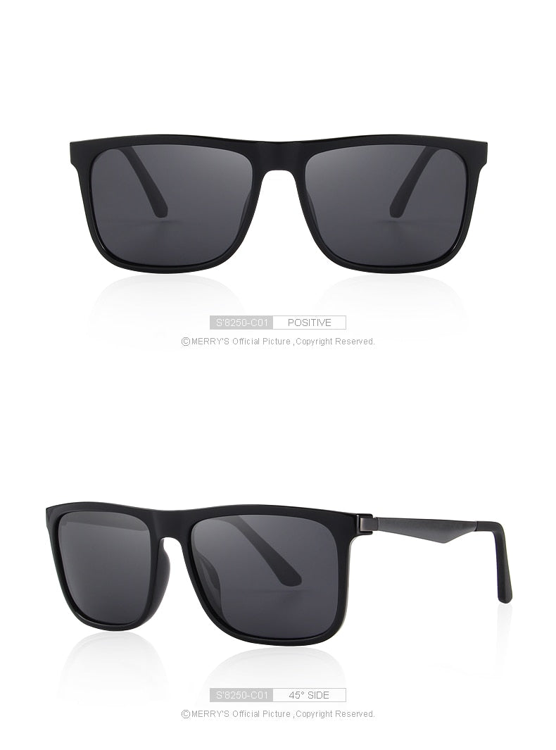 Aviation Aluminum Legs Polarized Square Sunglasses(5 color) S8250