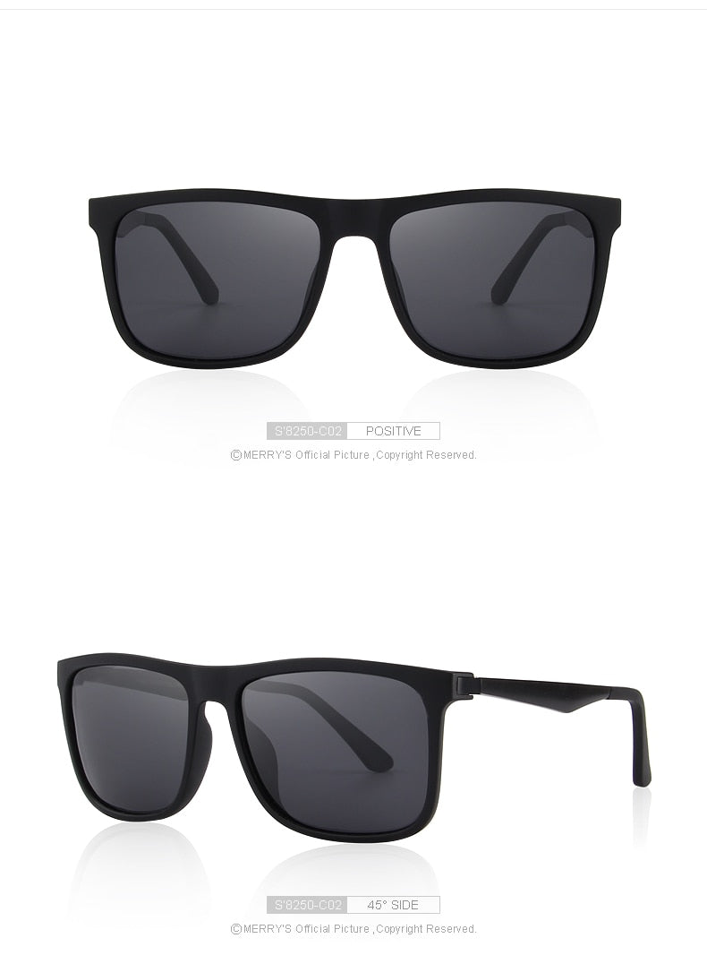 Aviation Aluminum Legs Polarized Square Sunglasses(5 color) S8250